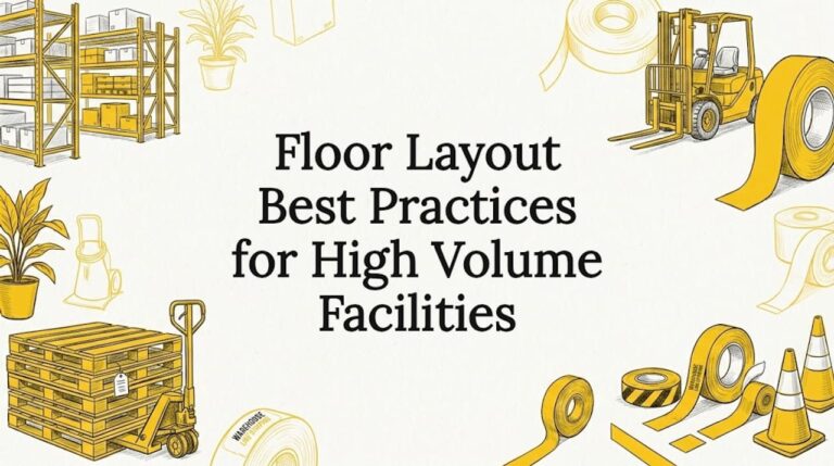 Hand-drawn warehouse-themed blog title card