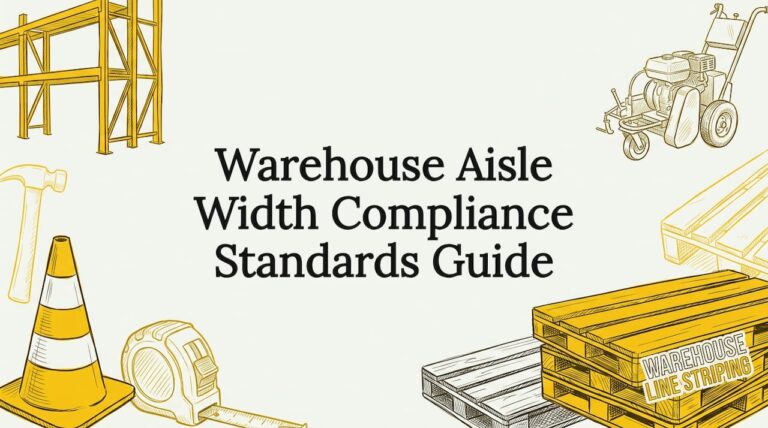 Decorative hand-drawn warehouse theme title card
