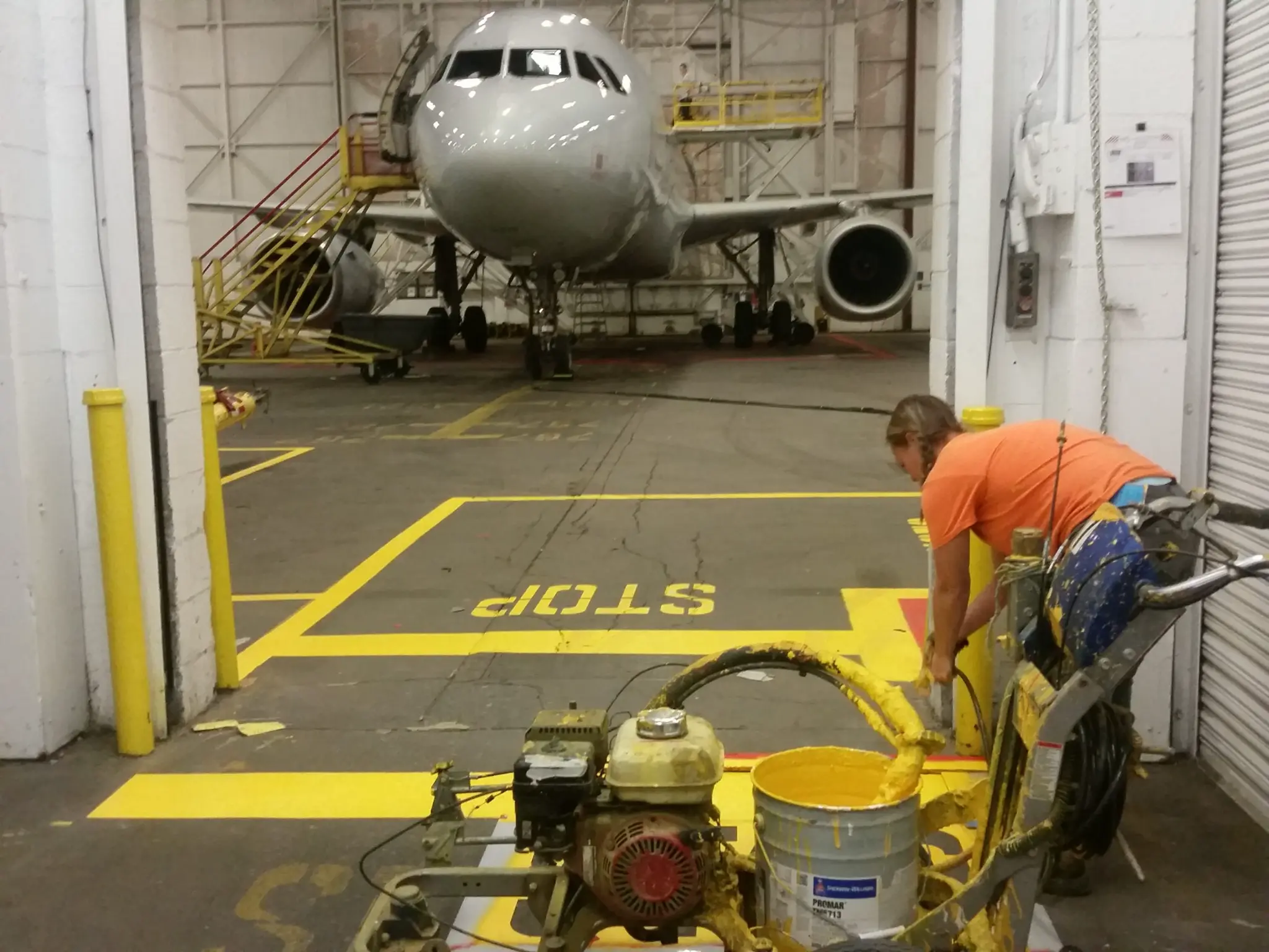 Warehouse Line Striping - Distribution Center Floor Marking