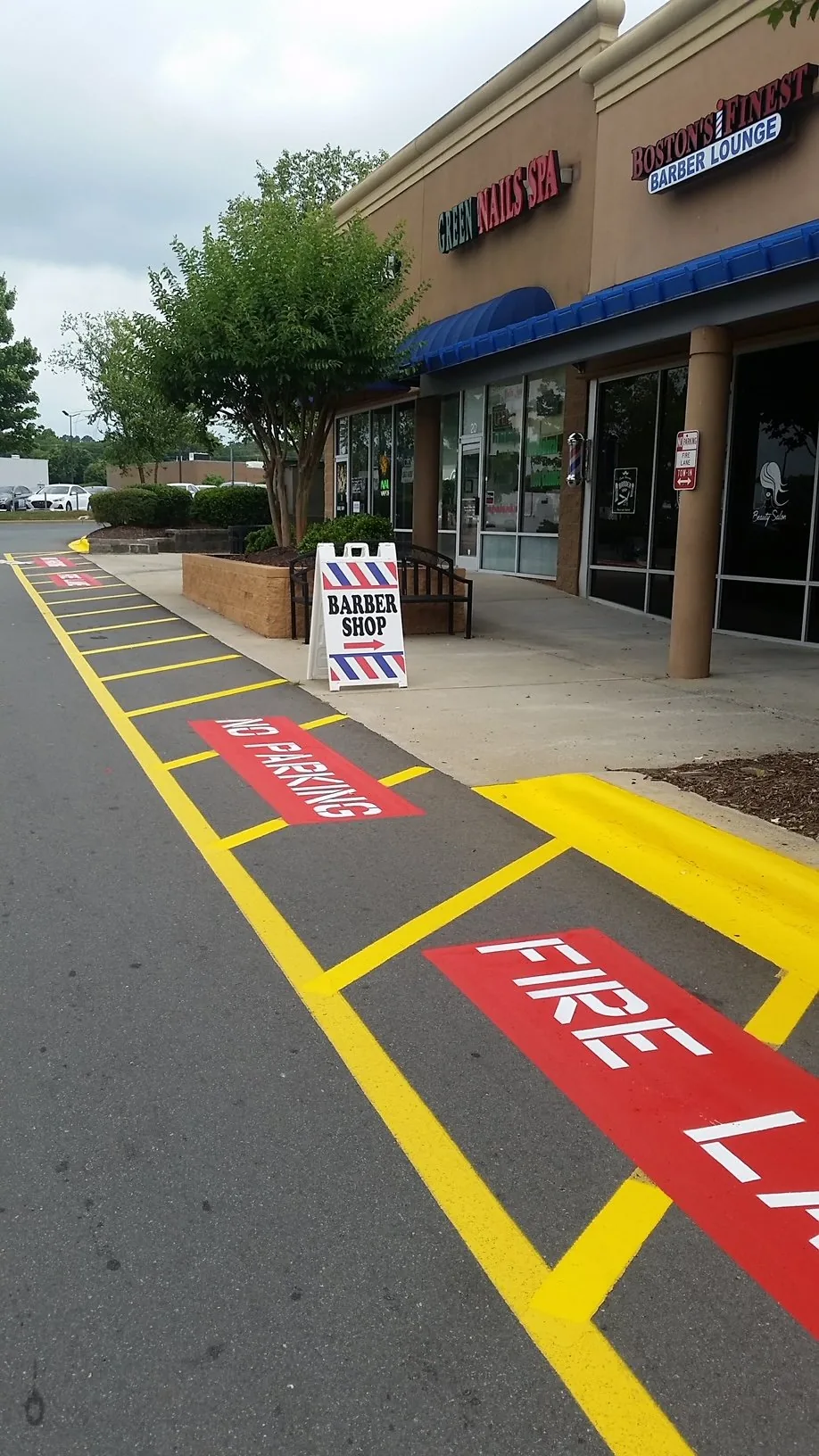 Warehouse Line Striping - Loading Dock Line Marking