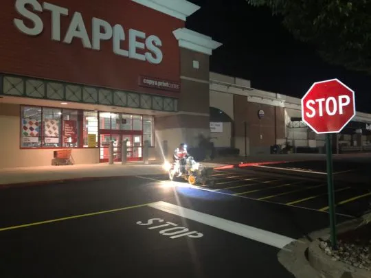 Warehouse Line Striping - Fire Lane Marking