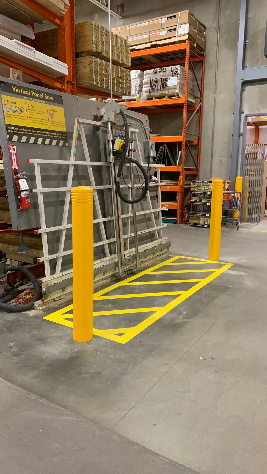 Warehouse Line Striping - Retail Parking Lot Striping