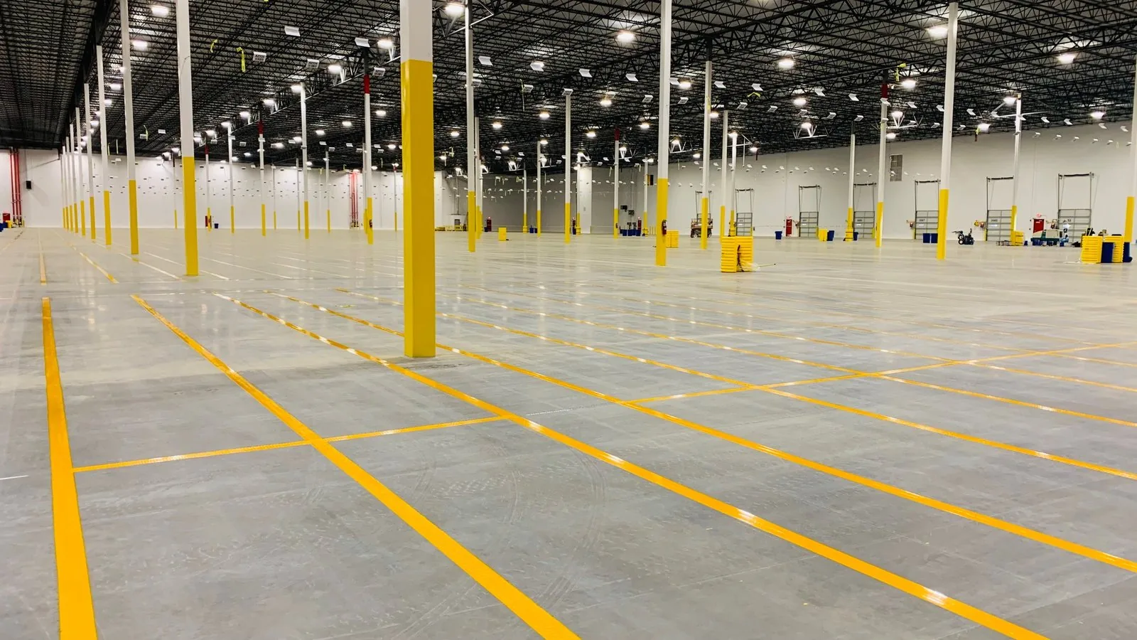 Warehouse Line Striping - Warehouse Aisle Line Striping
