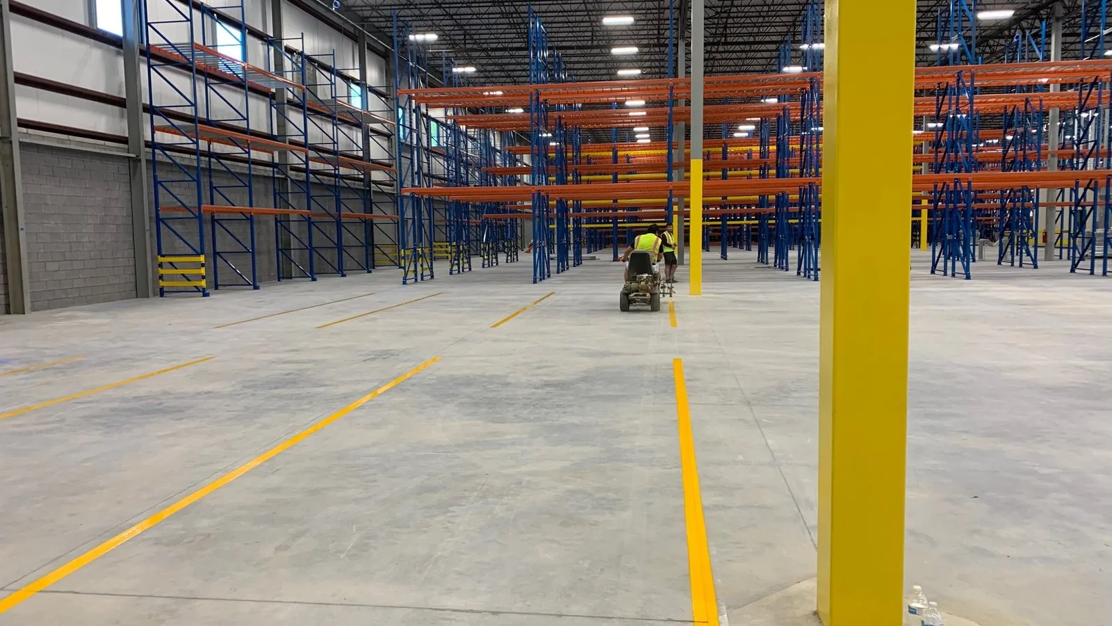 Warehouse Line Striping - Pedestrian Walkway Striping