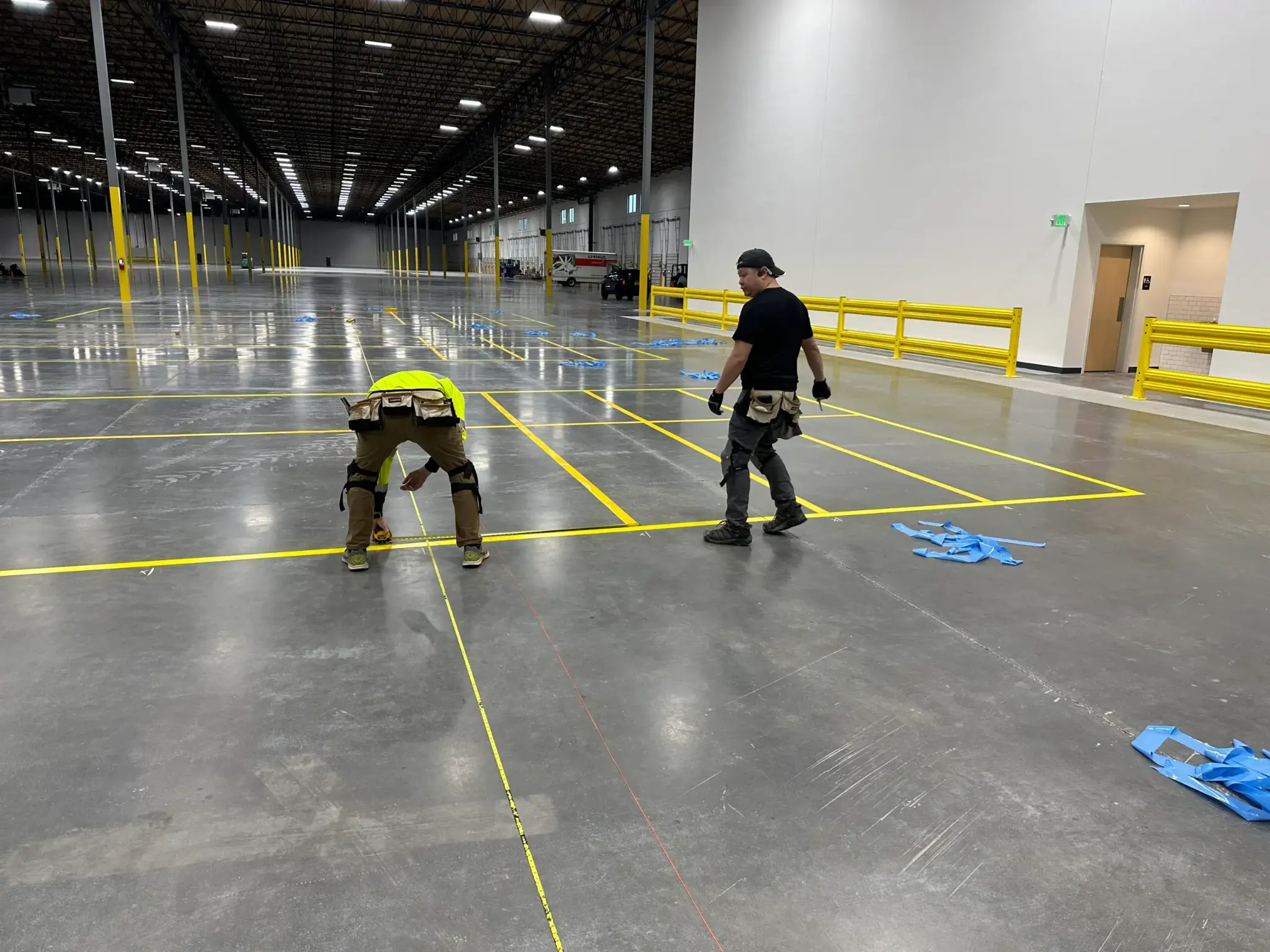 Warehouse Line Striping - Fire Lane Marking