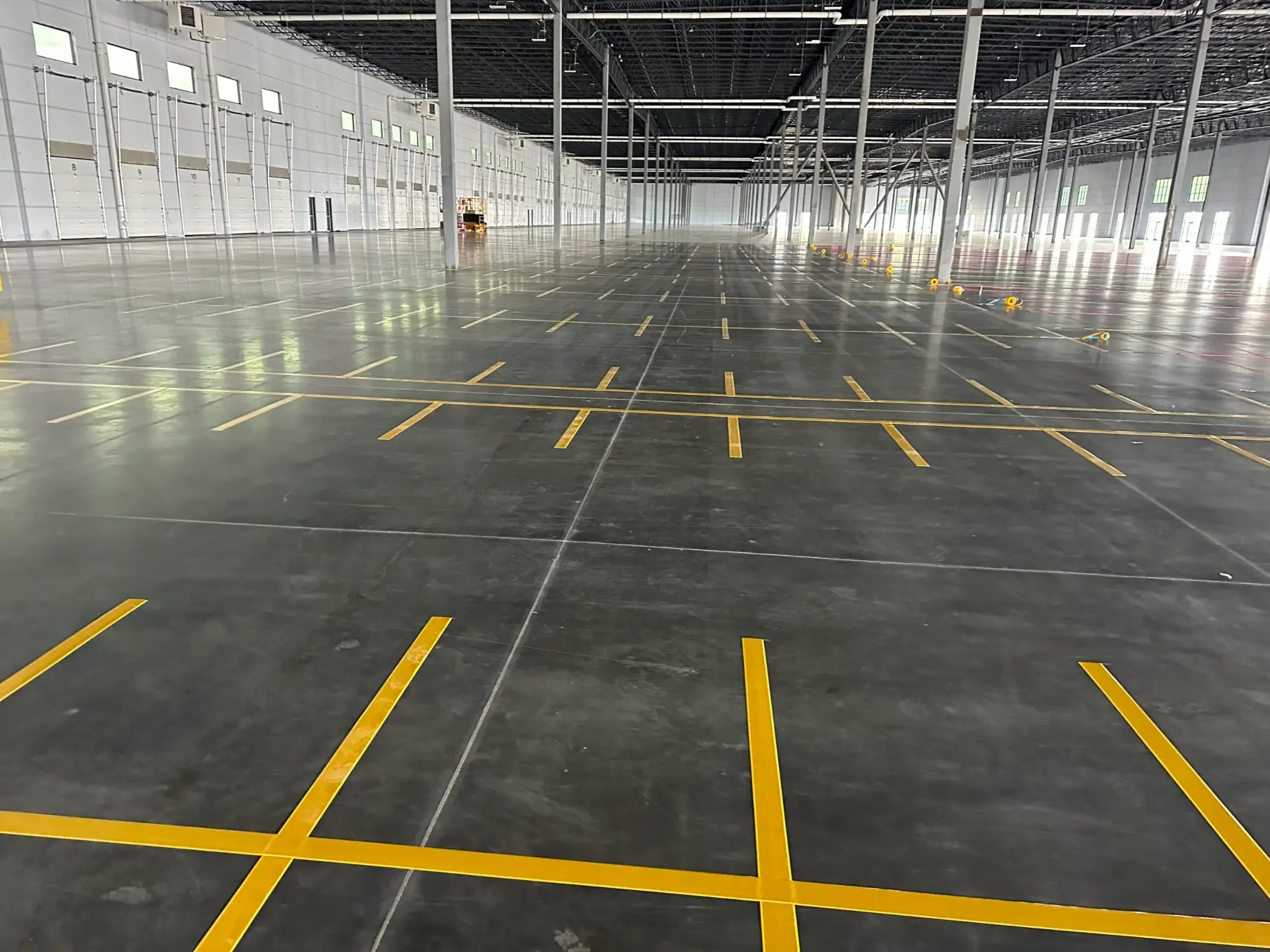 Warehouse Line Striping - Industrial Facility Floor Marking