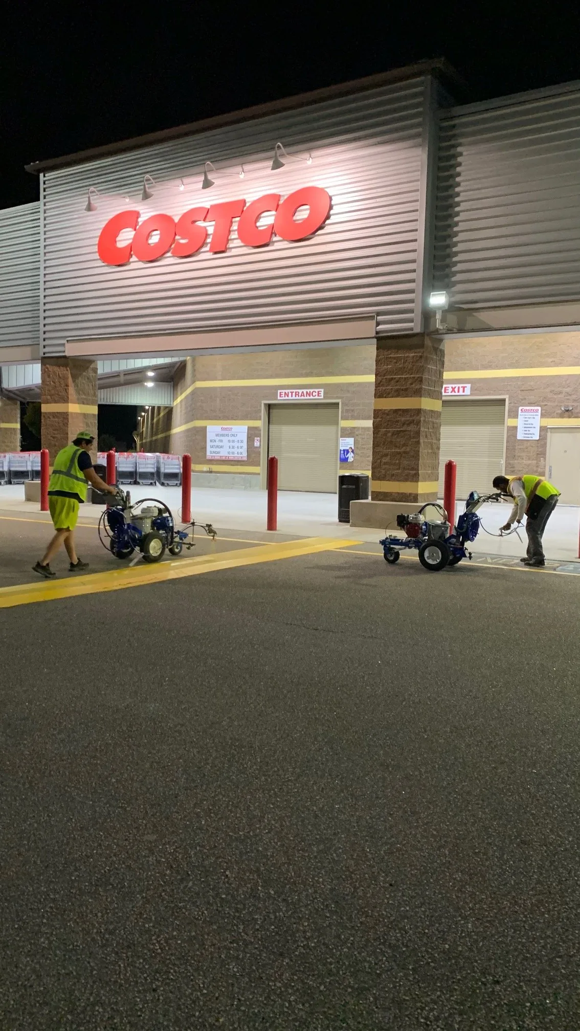 Warehouse Line Striping - Warehouse Safety Zone Marking