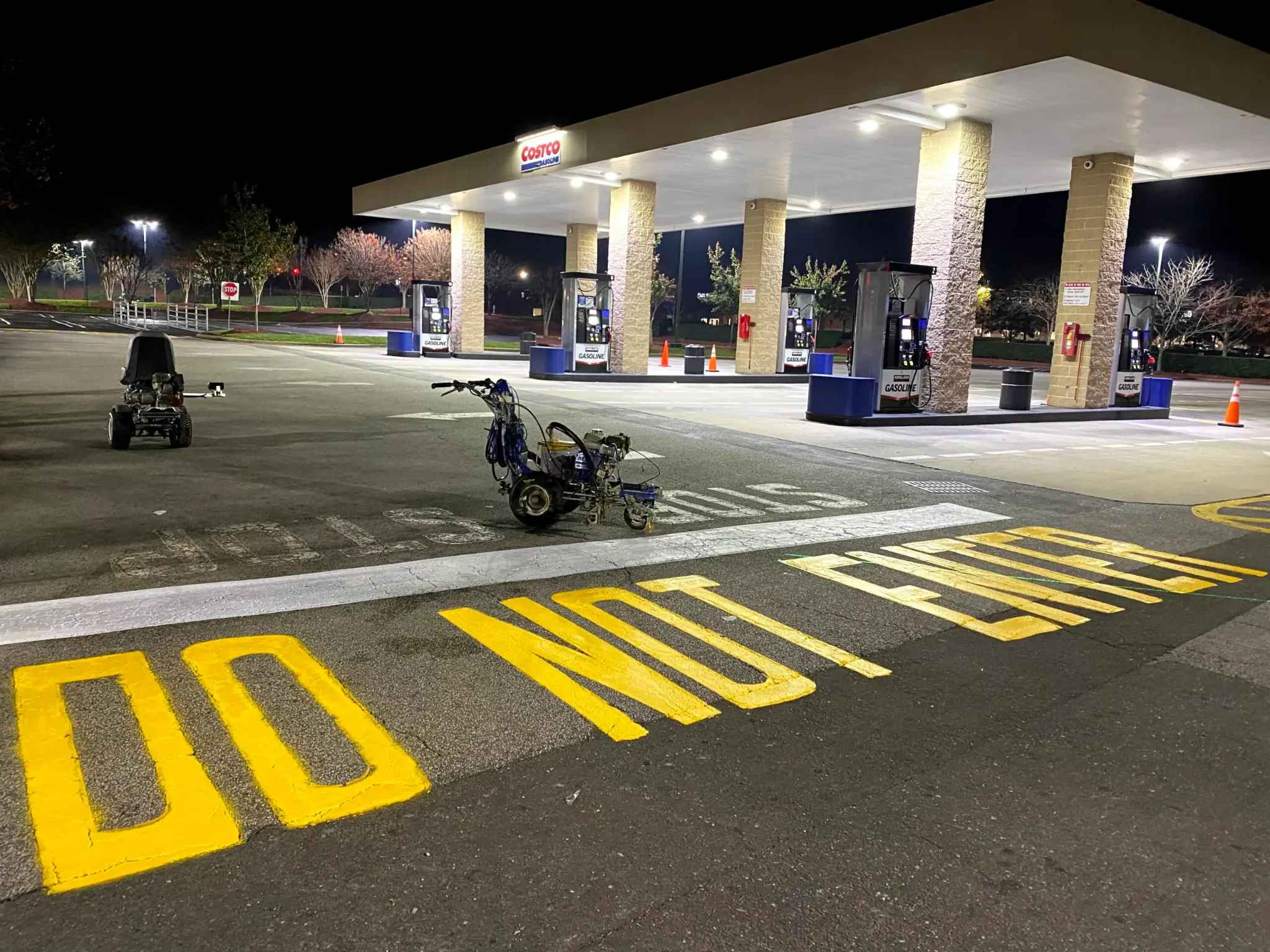 Warehouse Line Striping - Loading Dock Line Marking