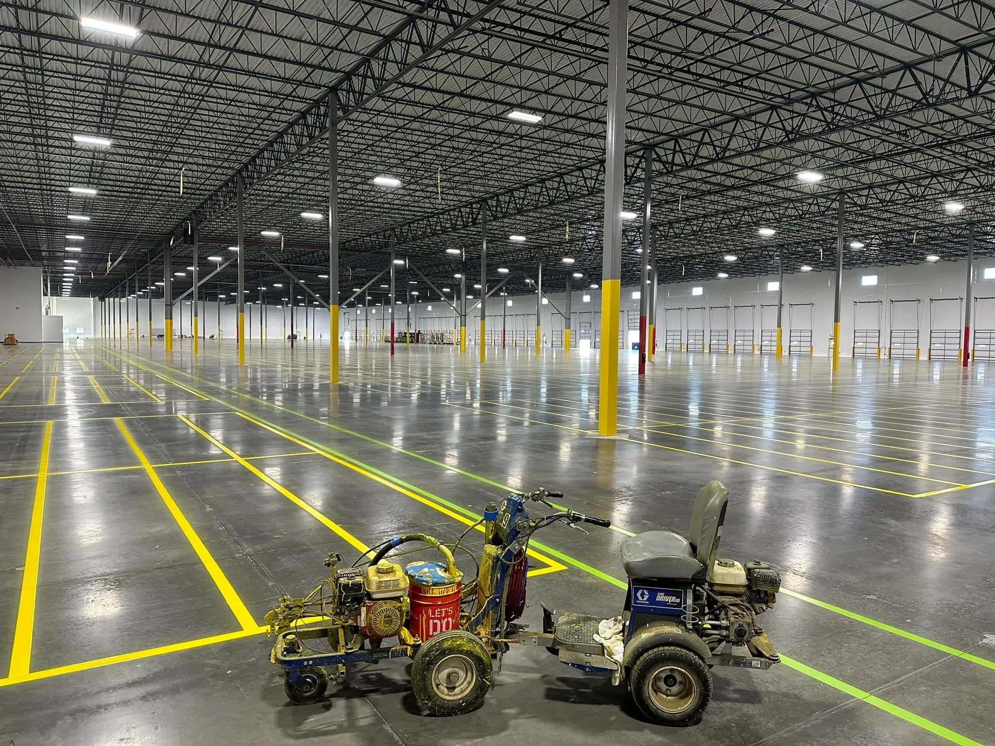 Warehouse Line Striping - Fulfillment Center Striping