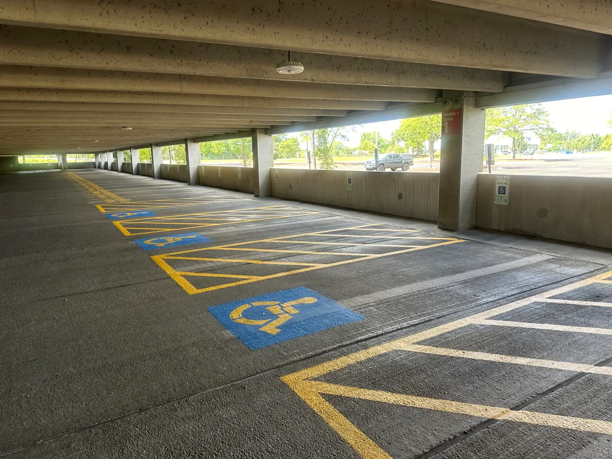 Warehouse Line Striping - Cross-Dock Facility Marking