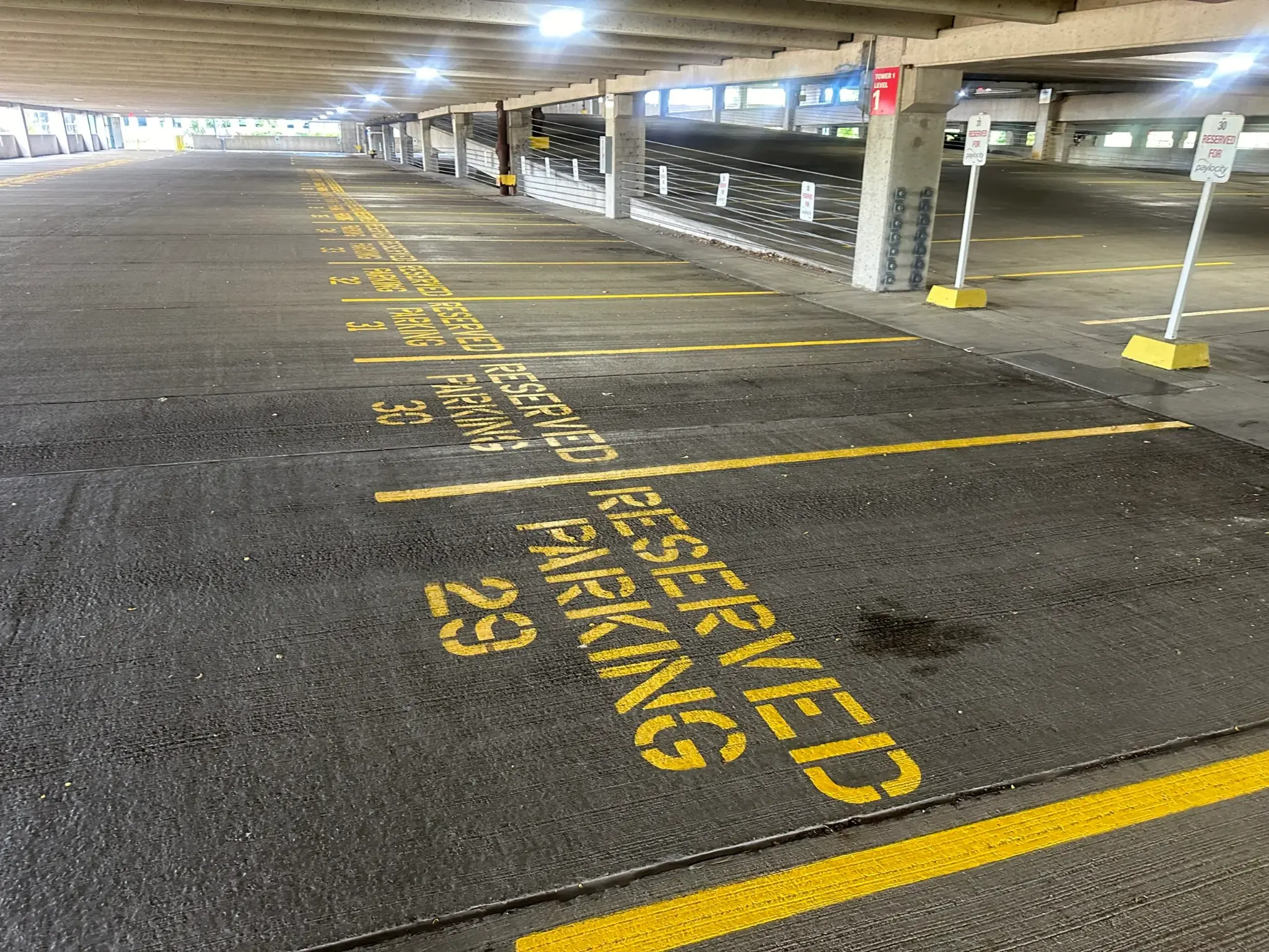 Warehouse Line Striping - Retail Parking Lot Striping