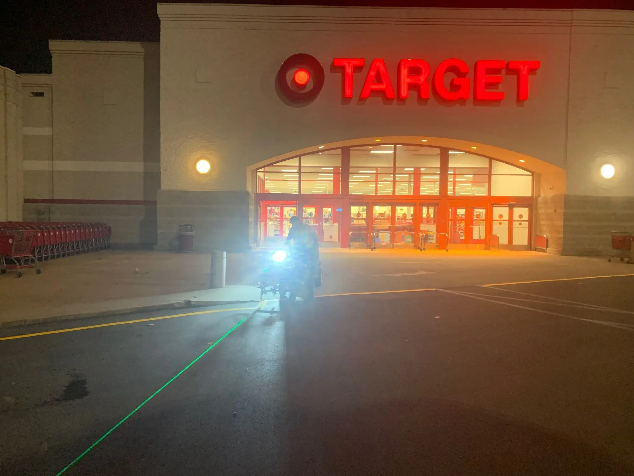 Warehouse Line Striping - Target Store Striping