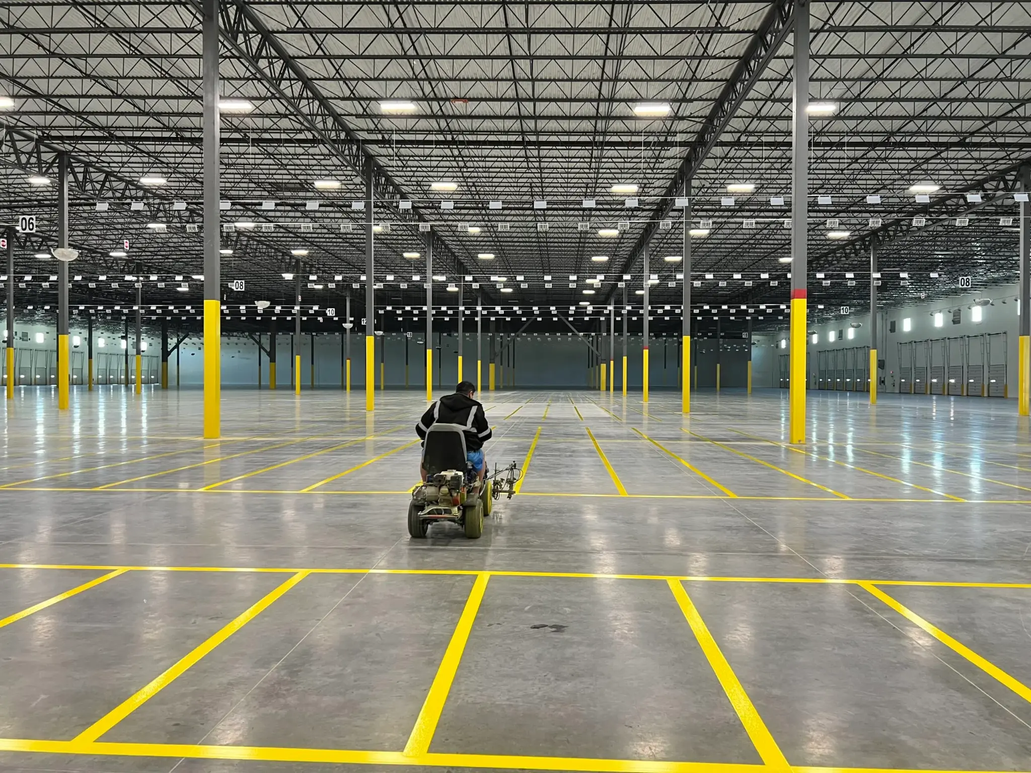 Warehouse Line Striping - Warehouse Floor Striping