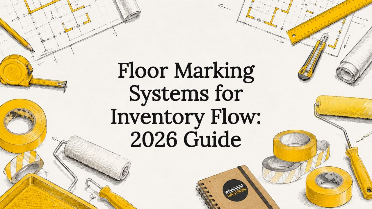 Decorative floor marking systems title card illustration