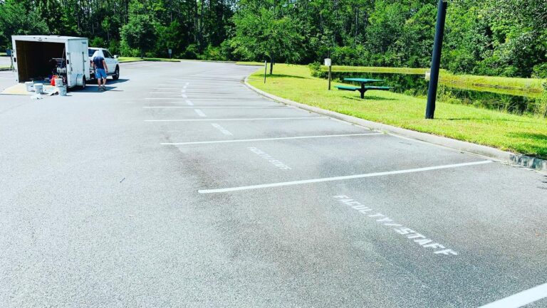 Improve Safety with Expert Parking Lot Line Striping Services in Belmont North