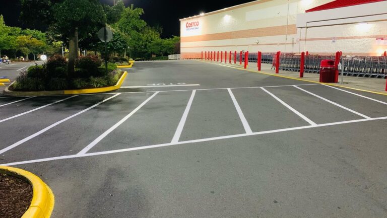 Expert Parking Lot Line Striping Services in Garner North