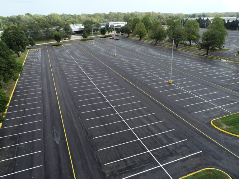 Expert Parking Lot Line Striping Services in Leland North