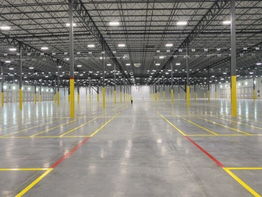 Warehouse Floor Striping and Safety Marking Services in Morrisville NC