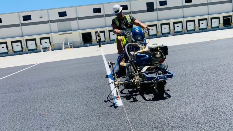 Warehouse Floor Striping and Safety Marking Services in Lewisville, NC