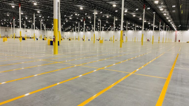 Why Is Warehouse Floor Striping Essential for Safety in Waynesville NC?