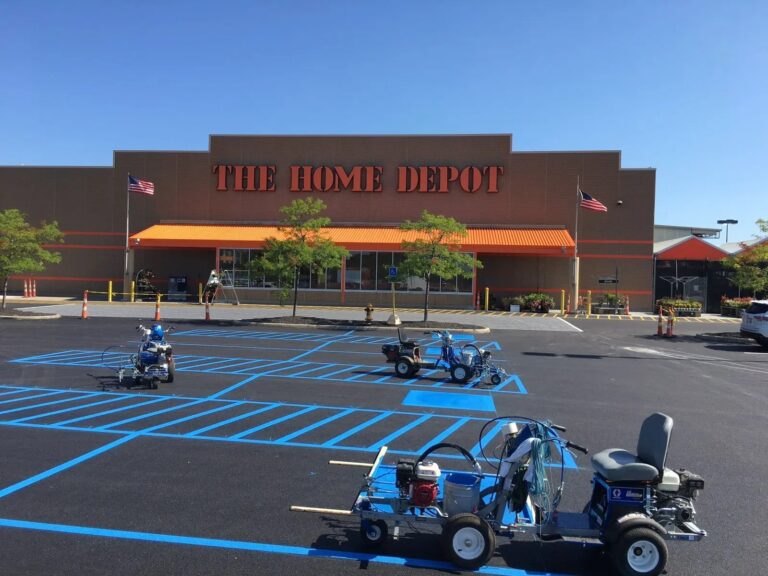Expert Parking Lot Line Striping Services in Rocky Mount NORTH