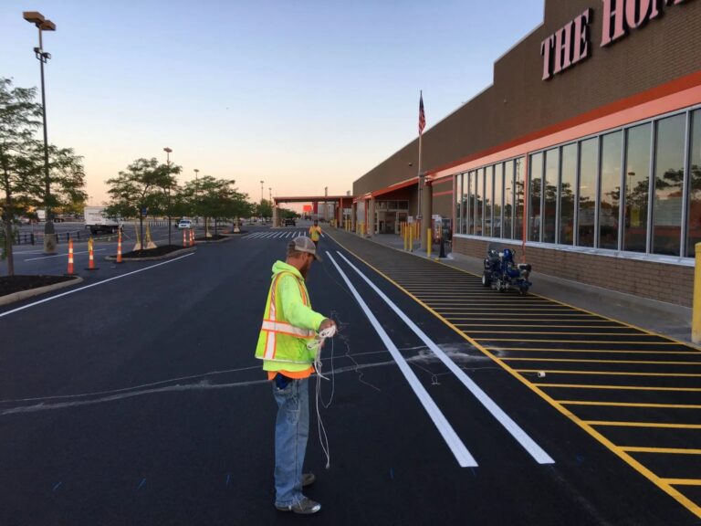Improve Safety with Expert Parking Lot Line Striping in Summerfield NORTH