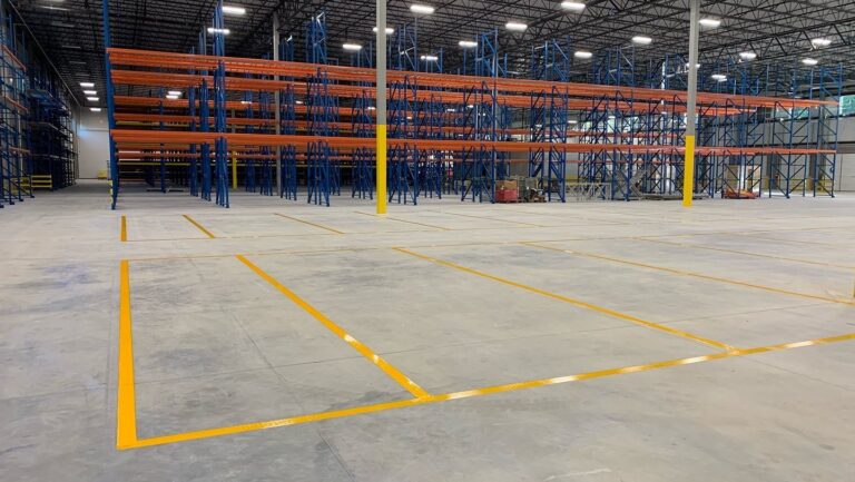 Improve Warehouse Safety with Expert Floor Striping & Marking in Beaufort, SC