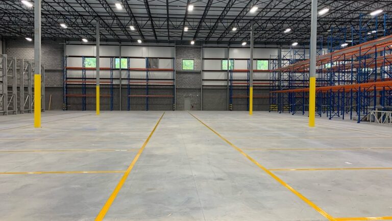 Boost Safety & ROI with Expert Warehouse Floor Striping in Jacksonville NC