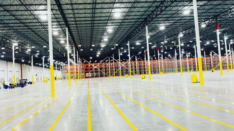 Boost Safety and Compliance with Expert Warehouse Floor Striping in Wendell NC