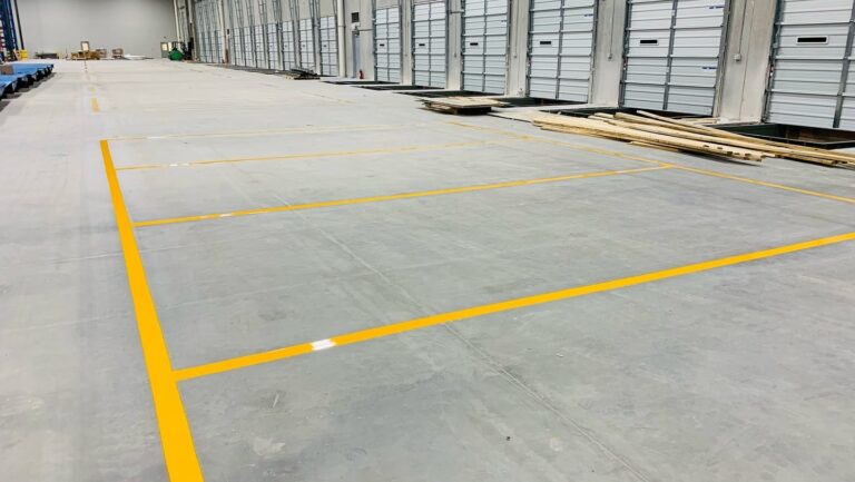 How Does Warehouse Floor Striping Improve Safety in Lake Wylie SC?