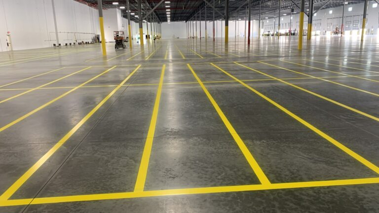 How Does Warehouse Floor Striping Improve Safety in Rock Hill SC?