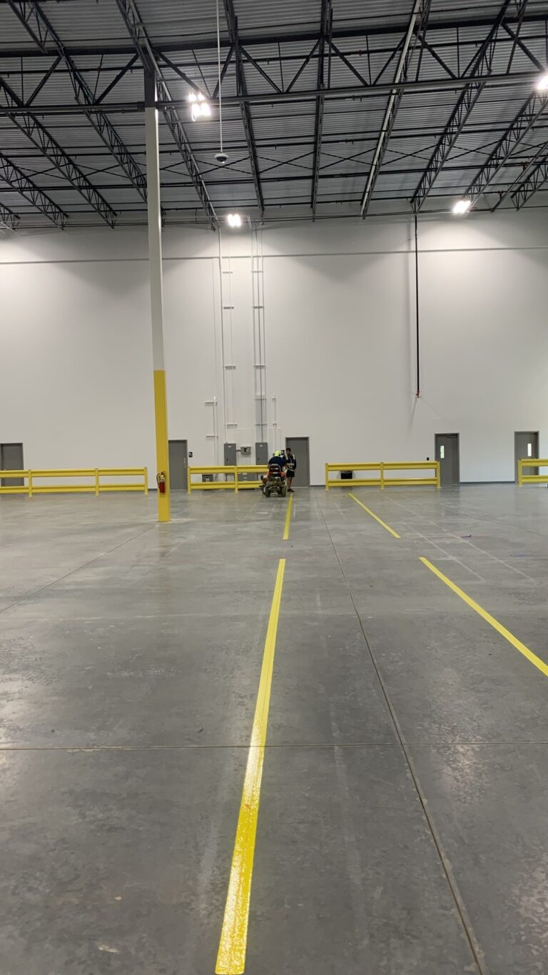 Improve Safety & ROI with Expert Warehouse Floor Striping in Mebane NC