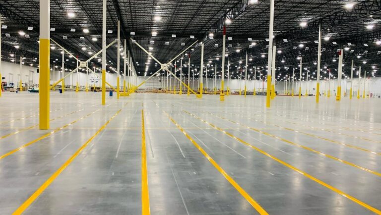 Boost Safety & Compliance with Expert Warehouse Floor Striping in Reidsville NC