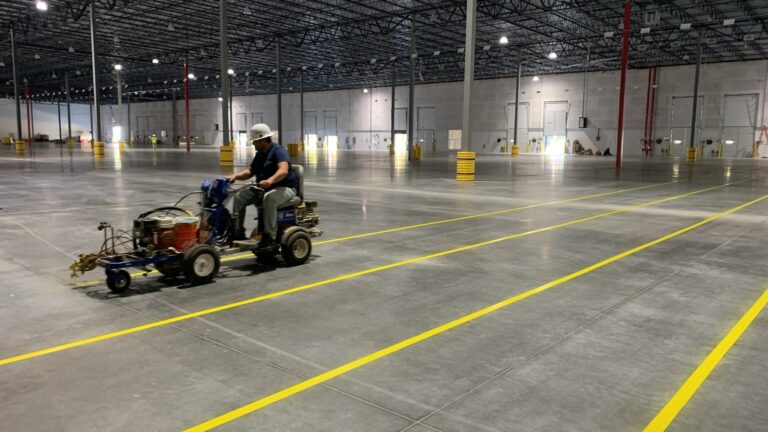 Improve Warehouse Safety with Expert Floor Striping in Thomasville, NC