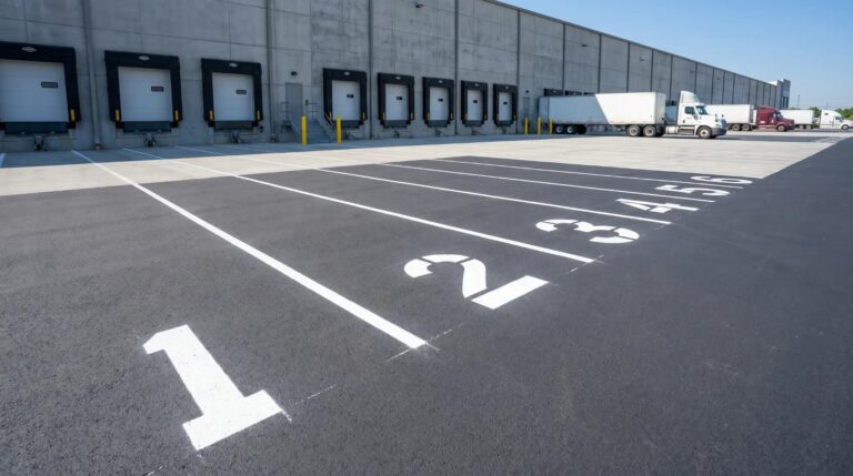 Boost Safety & Compliance with Expert Warehouse Floor Striping in Asheville NC