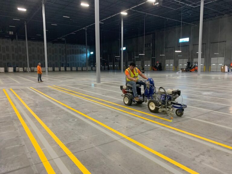 Improve Warehouse Safety with Expert Floor Striping and Marking in Eden NC