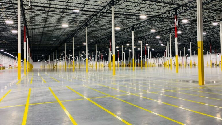 Boost Safety & Compliance with Expert Warehouse Floor Striping in Mauldin SC