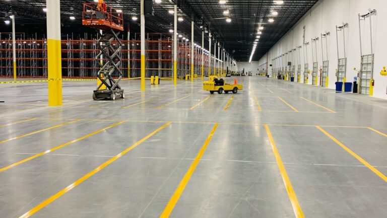 Warehouse Floor Striping & Safety Marking Services in Pineville NC